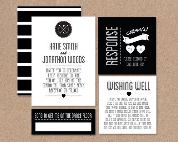Hipster Wedding Invitations
 17 Best images about wedding invitations on Pinterest