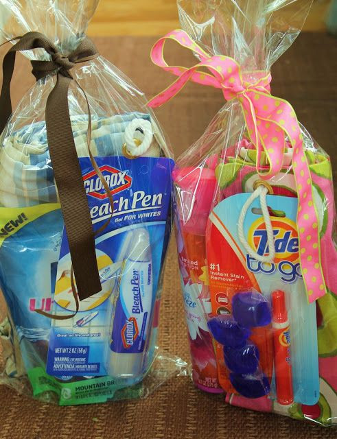 His And Her Gift Basket Ideas
 Grad Gifts on a Bud His Hers Laundry To Go Bags