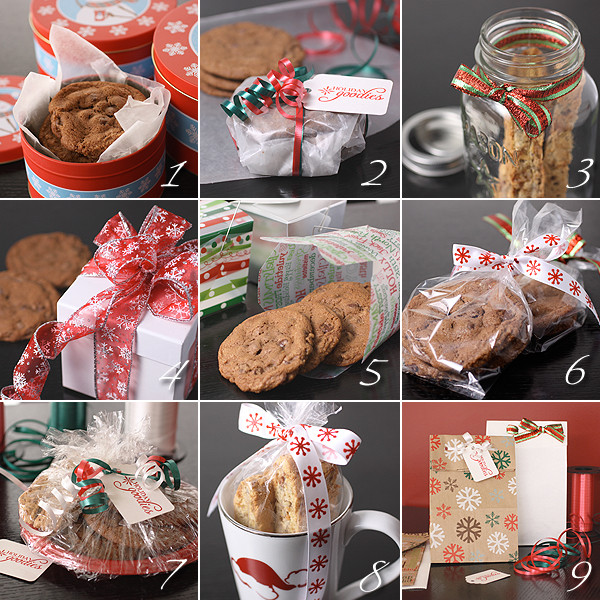 Holiday Cookies Gift Ideas
 Tag t wrap