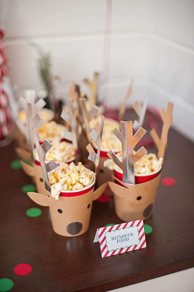 Holiday Food Ideas Christmas Party
 Reindeer treats at a Santa Christmas party See more party