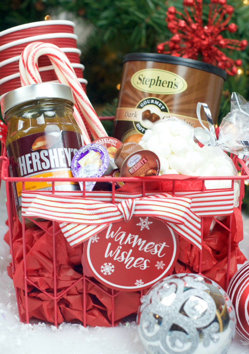 Holiday Gift Baskets Ideas
 Hot Chocolate Gift Basket for Christmas – Fun Squared