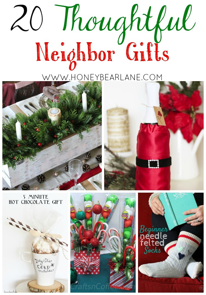 Holiday Gift Ideas For Neighbors
 20 Thoughtful Neighbor Gift Ideas HoneyBear Lane
