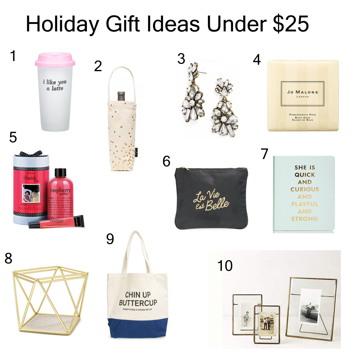 Holiday Gift Ideas Under $25
 Holiday Gift Ideas Under $25 Nicole to the Nines