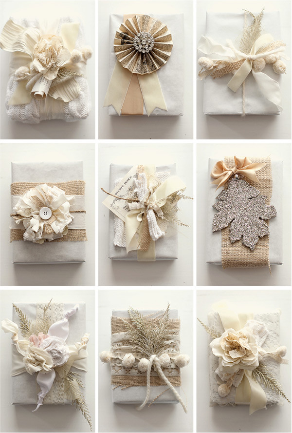 Holiday Gift Wrapping Ideas
 white wardrobe christmas t wrapping ideas