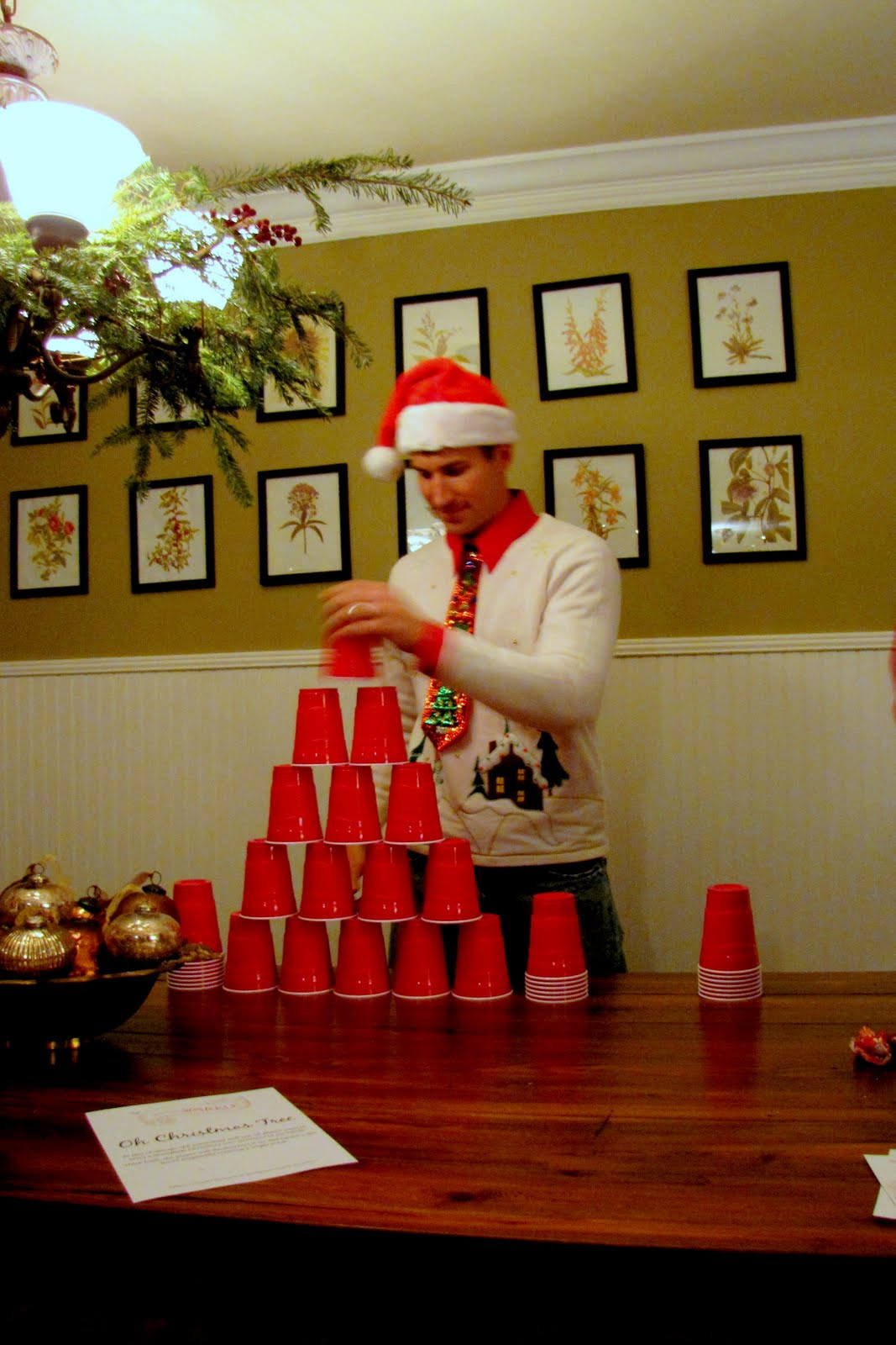 Holiday Party Game Ideas
 Minute To Win It Christmas Party Part 1