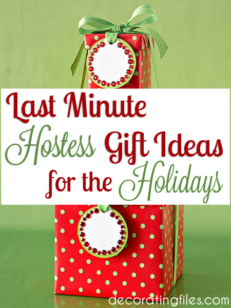 Holiday Party Host Gift Ideas
 Last Minute Hostess Gift Ideas for the Holidays