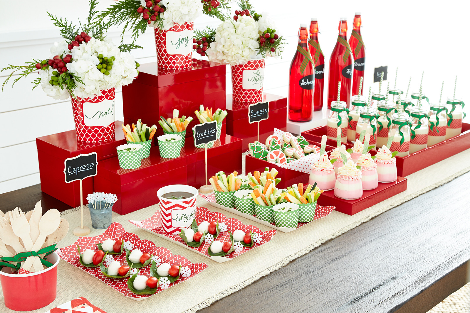 Holiday Party Ideas Food
 A Very Merry Table of Treats