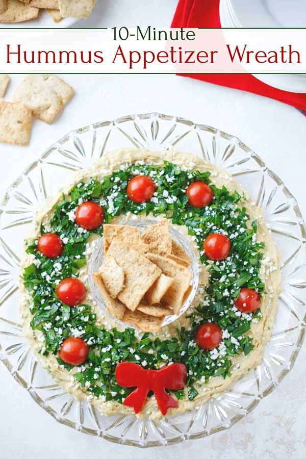 Holiday Party Recipe Ideas
 A super easy showstopper This “Hummus Wreath” Christmas