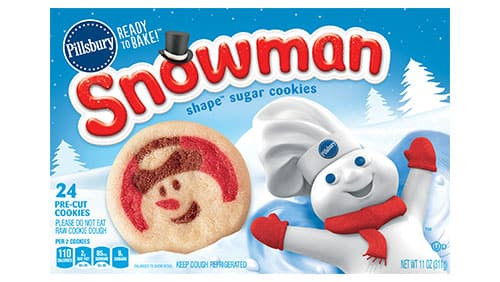 Holiday Sugar Cookies Pillsbury
 Pillsbury™ Shape™ Snowman Sugar Cookies Pillsbury