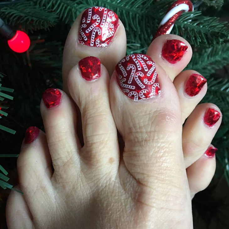 Holiday Toe Nail Designs
 36 Christmas Nail Designs Ideas