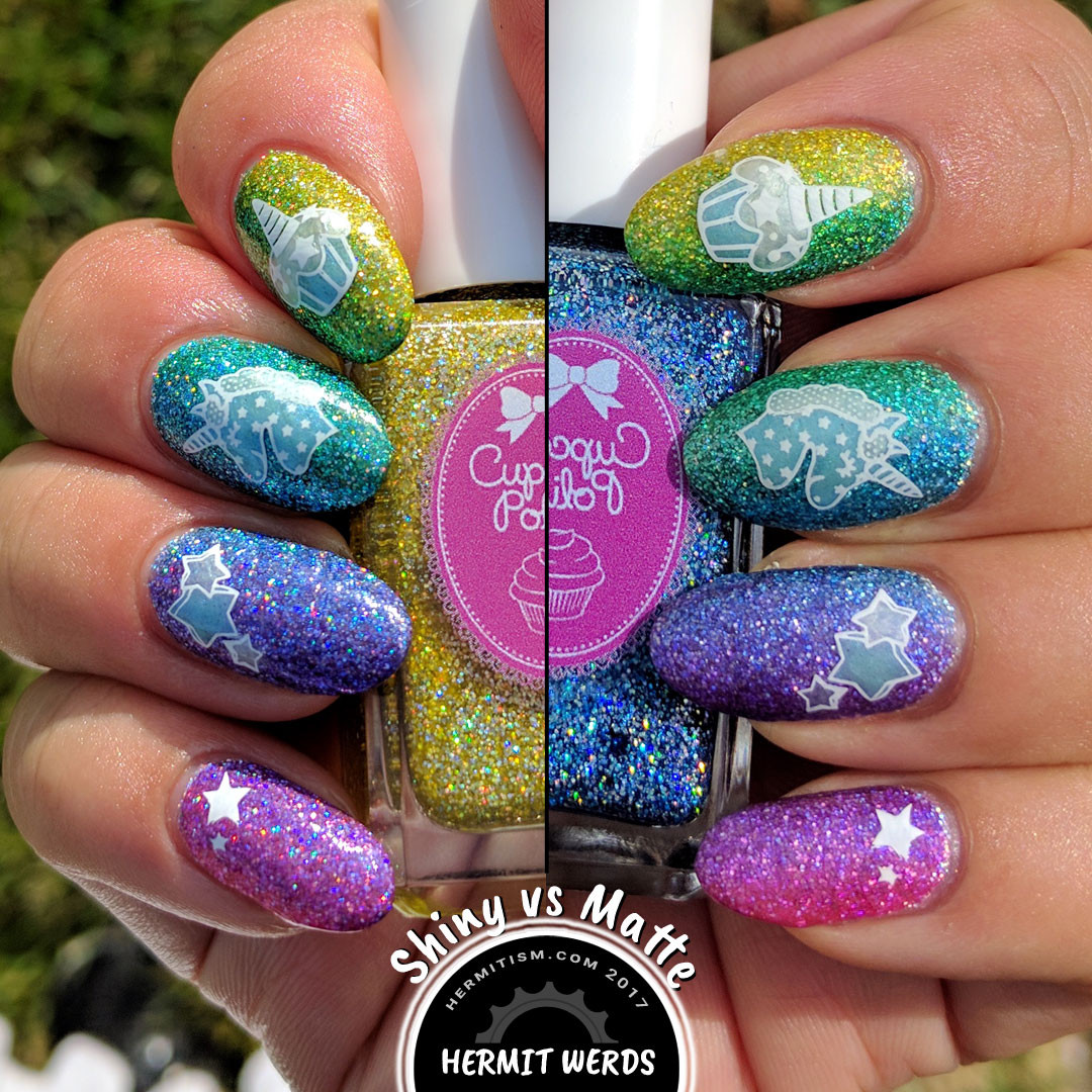 Holo Glitter Nails
 Rainbow Holo Glitter Unicorn – Hermit Werds
