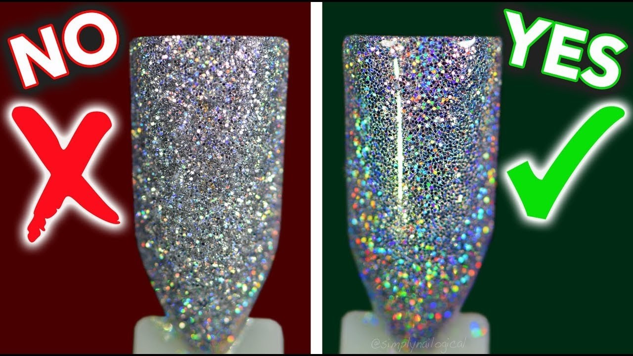 Holographic Glitter For Nails
 Holographic Glitter Nails How To The Trick to Making Holo