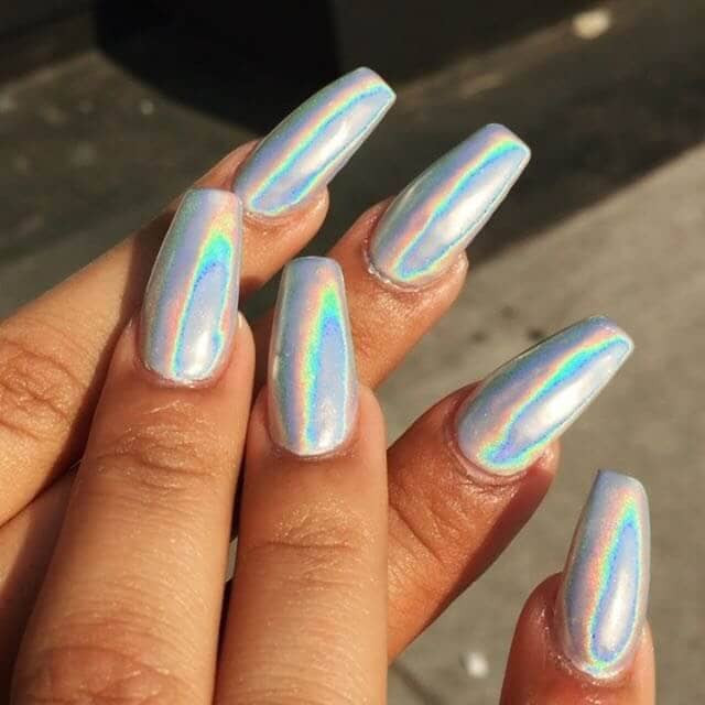 Holographic Nail Designs
 50 Gorgeous Holographic Nails That Are Simply Stunning