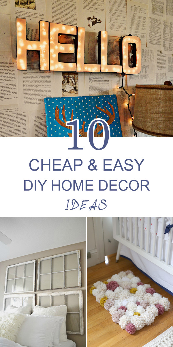 Home Decorating DIY
 10 Cheap and Easy DIY Home Decor Ideas Frugal Homemaking