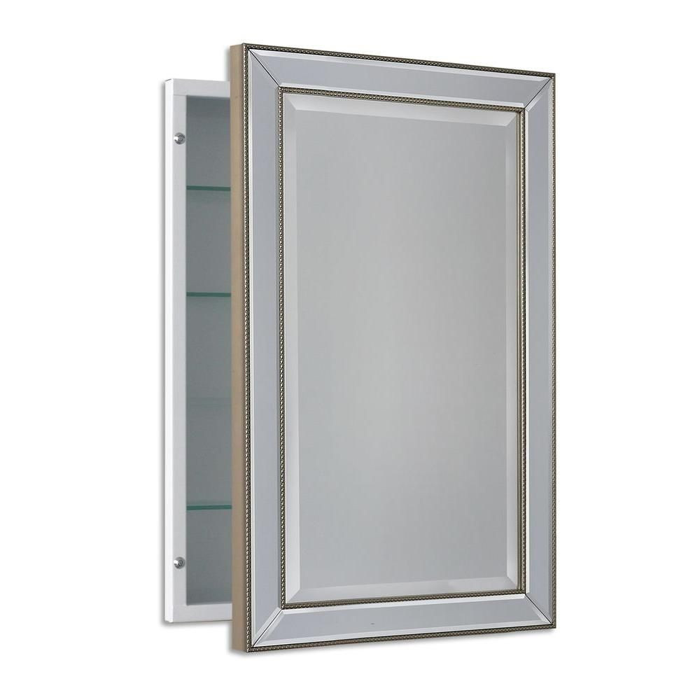 Home Depot Bathroom Mirrors Cabinets
 Deco Mirror 16 in W x 26 in H x 5 in D Framed Single