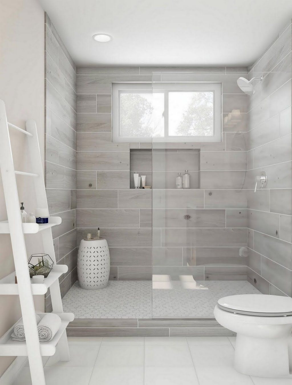 Home Depot Bathroom Shower Tile
 MSI Havenwood Platinum 8 in x 36 in Glazed Porcelain