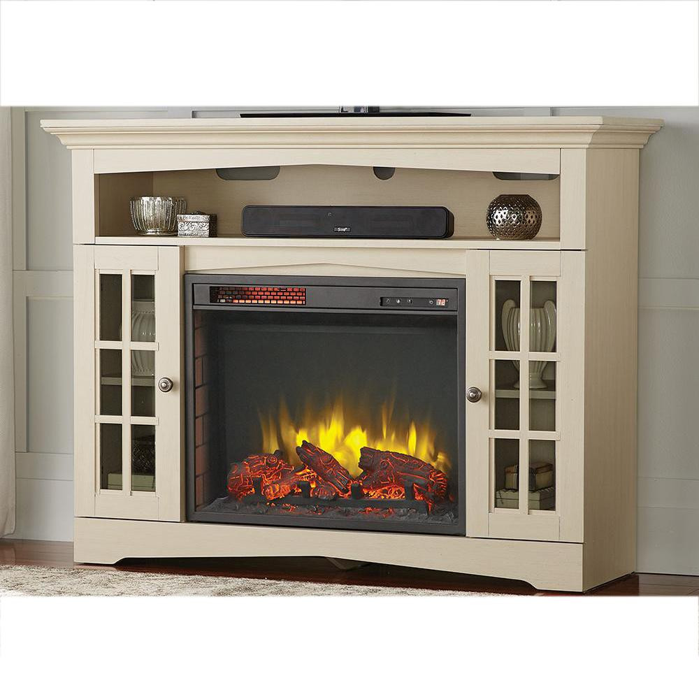 Home Depot Electric Heaters Fireplace
 Home Decorators Collection Avondale Grove 48 in TV Stand