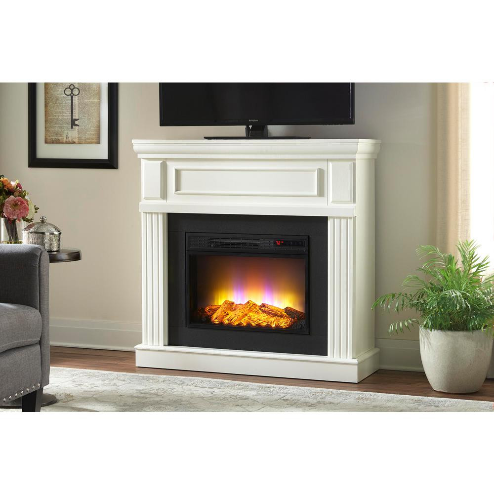 Home Depot Electric Heaters Fireplace
 Home Decorators Collection Grantley 40 in Freestanding