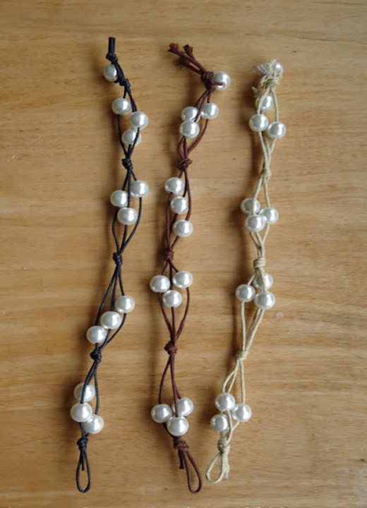 Homemade Anklet
 Easy Homemade Bracelets Make Bracelet with Cord And