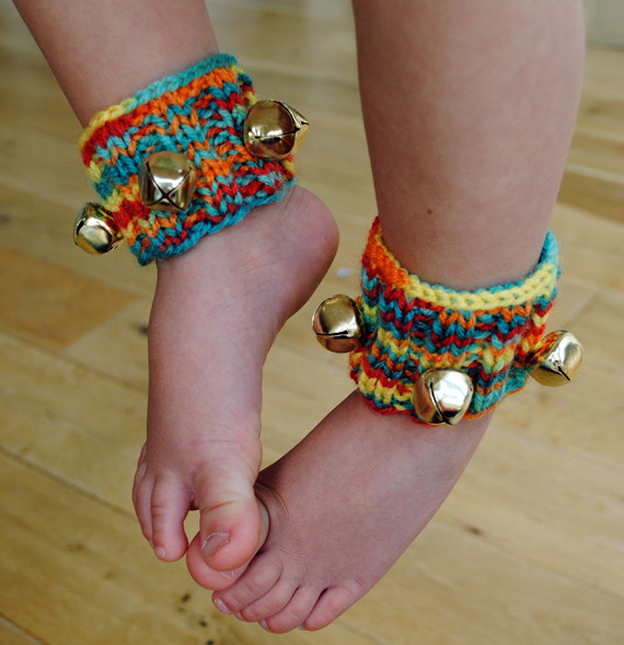 Homemade Anklet
 Homemade ankle bells