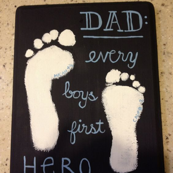 Homemade Birthday Gift Ideas For Dad From Daughter
 First Hero DIY Fathers Day Crafts for Kids