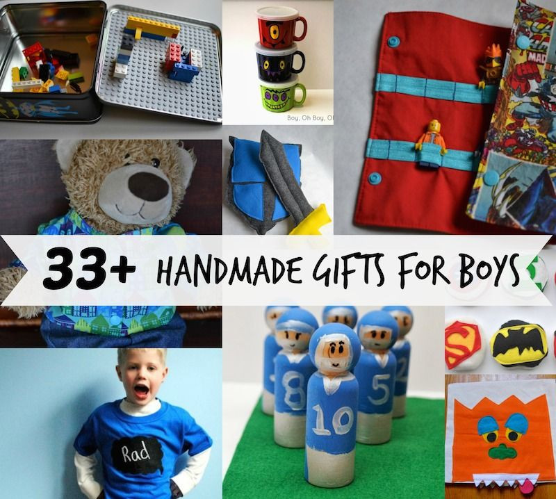 Homemade Gift Ideas For Boys
 33 Handmade Gifts for Boys Patterns Tutorials and