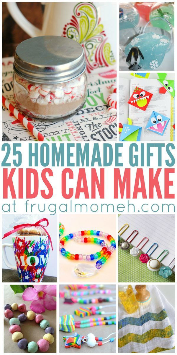Homemade Kids Gift
 Homemade Gifts That Kids Can Make