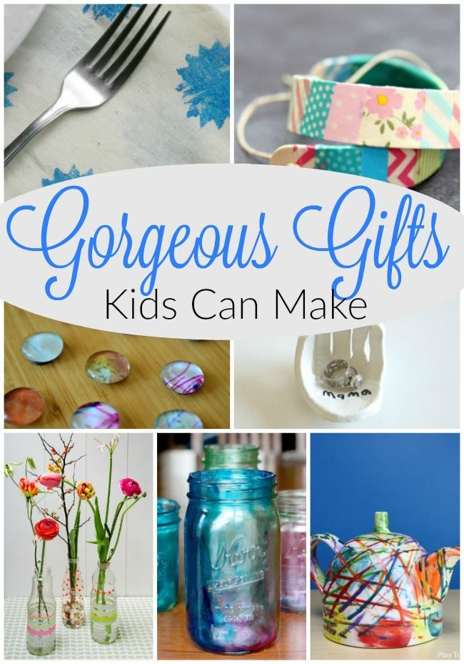 Homemade Kids Gift
 45 Gorgeous Gifts Kids Can Make
