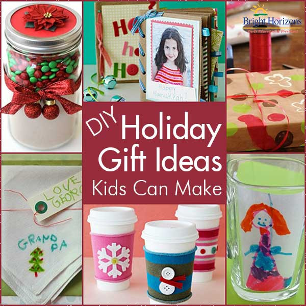 Homemade Kids Gift
 DIY Holiday Gifts Kids Can Make
