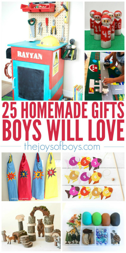 Homemade Kids Gift
 Homemade Gifts Boys Will Love