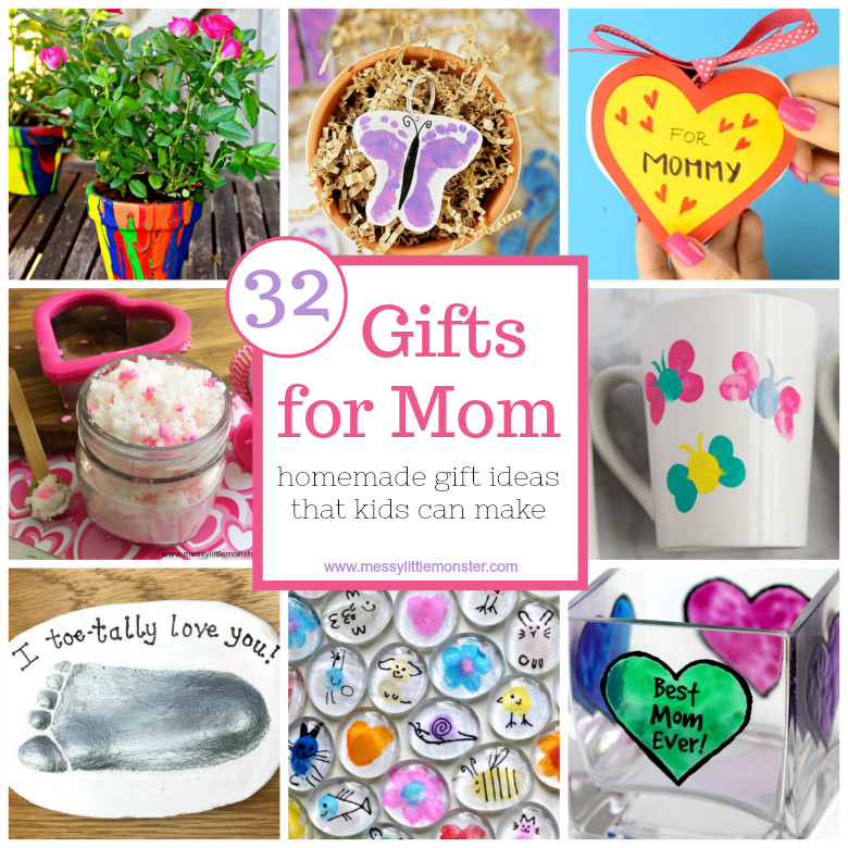 Homemade Mothers Day Gifts For Kids
 Gifts for Mom from Kids – homemade t ideas that kids