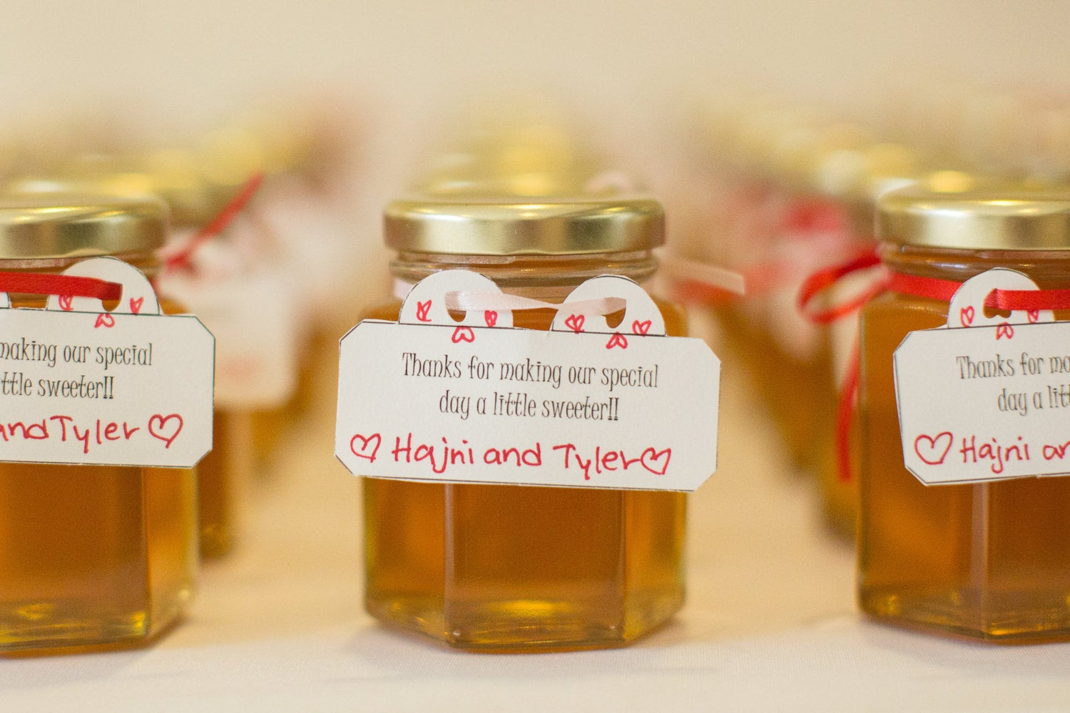 Honey Jar Wedding Favors
 Honey Wedding Favors 48 Honey Jars 3 75 oz 110ml