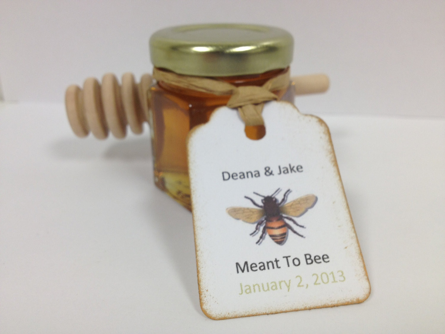 Honey Wedding Favors
 70qty Meant To Bee Honey Wedding Shower Favors With Dipper