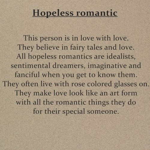 Hopeless Romantic Quotes
 Im A Hopeless Romantic Quotes QuotesGram