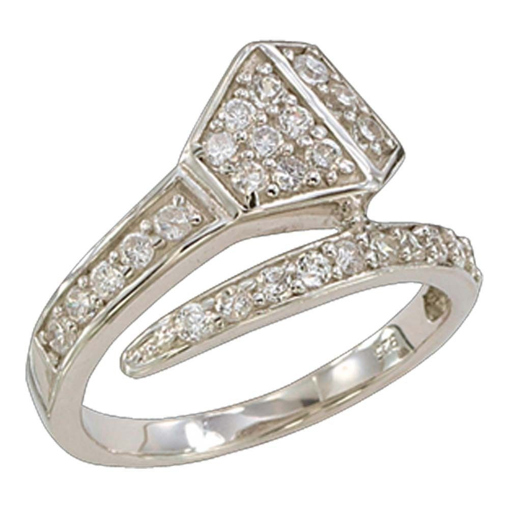 Horseshoe Wedding Rings
 Size 9 Wrapped Horseshoe Nail Crystal Ring RG 9