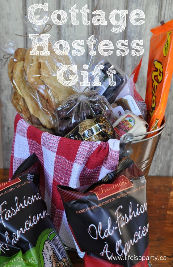 Hostess Gifts Ideas For Dinner Party
 Cottage Hostess Gift Life is a Party