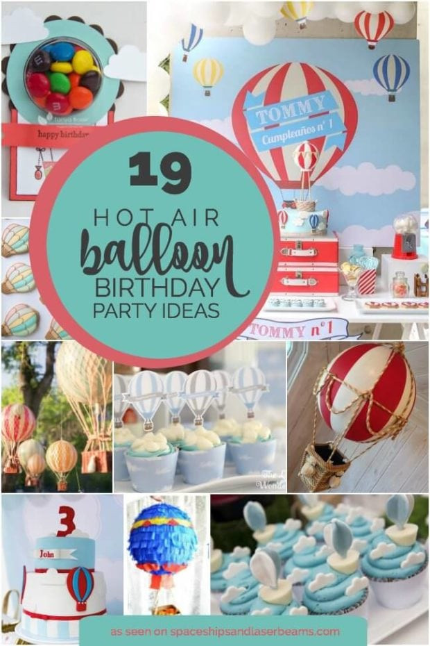 Hot Air Balloon Birthday Decorations
 19 Hot Air Balloon Party Ideas and Decorations