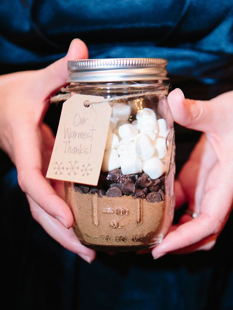 Hot Chocolate Wedding Favors
 17 Ways to Word Your Wedding Favor Tags