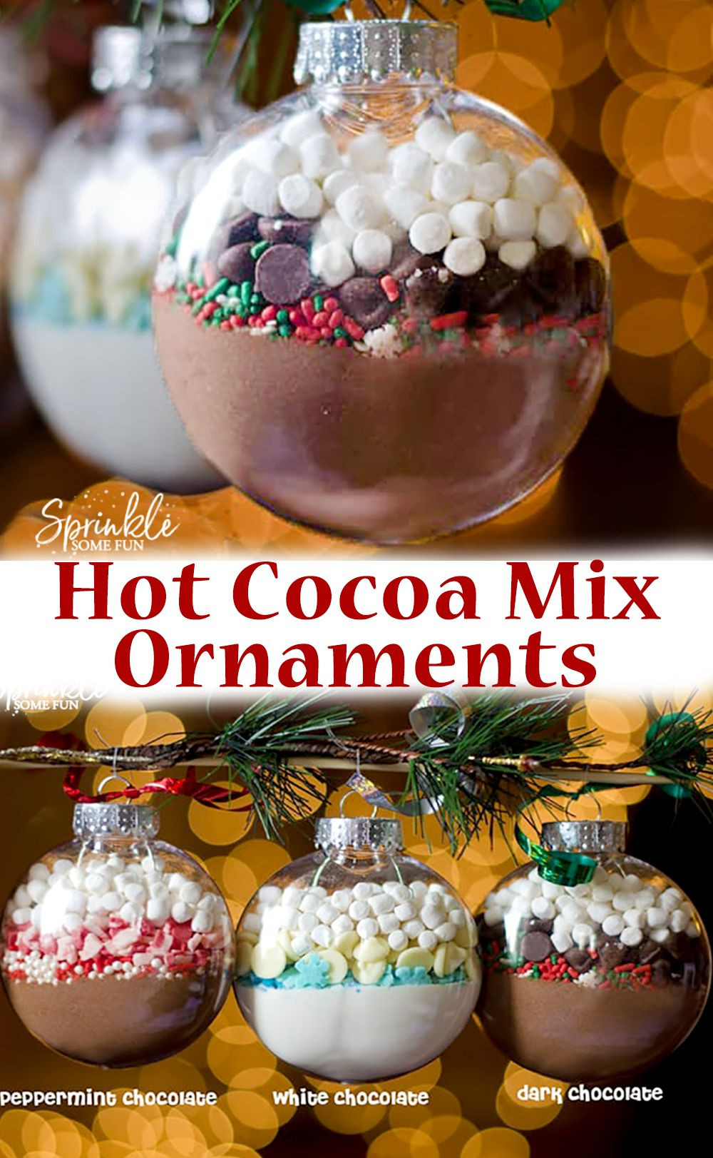 Hot Kids Gifts
 DIY Hot Cocoa Mix Ornaments