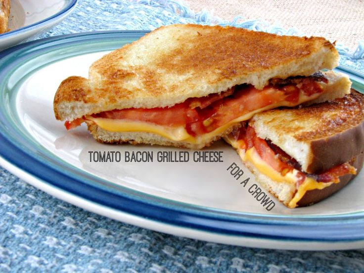Hot Turkey Sandwiches For A Crowd
 Tomato Bacon Grilled Cheese Sandwiches for a Crowd