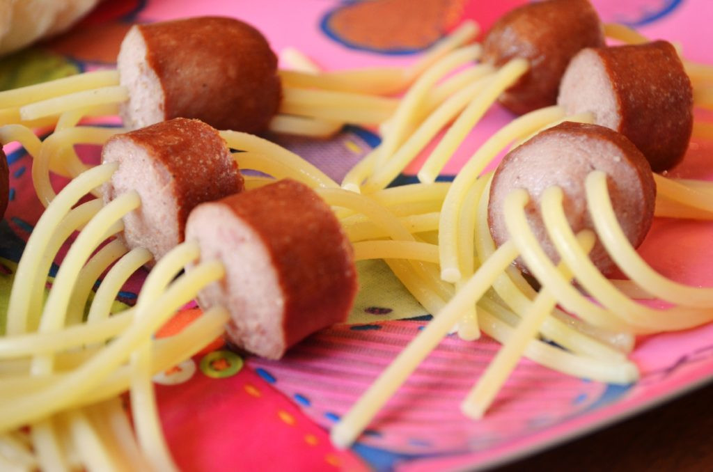 Hotdog Recipes For Kids
 Spaghetti Hot Dogs a kid s meal Domestic Superhero