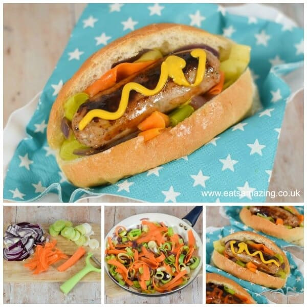 Hotdog Recipes For Kids
 Healthier Hot Dogs with Rainbow Ve ables Recipe