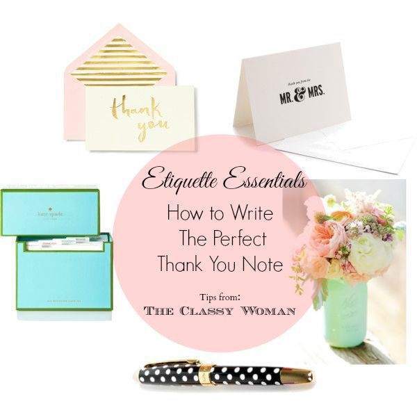 Houseguest Thank You Gift Ideas
 How to Write the Perfect Thank You Note from The Classy