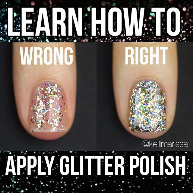 How To Apply Glitter To Nails
 Kelli Marissa Shows You How To Apply Glitter Nail Polish