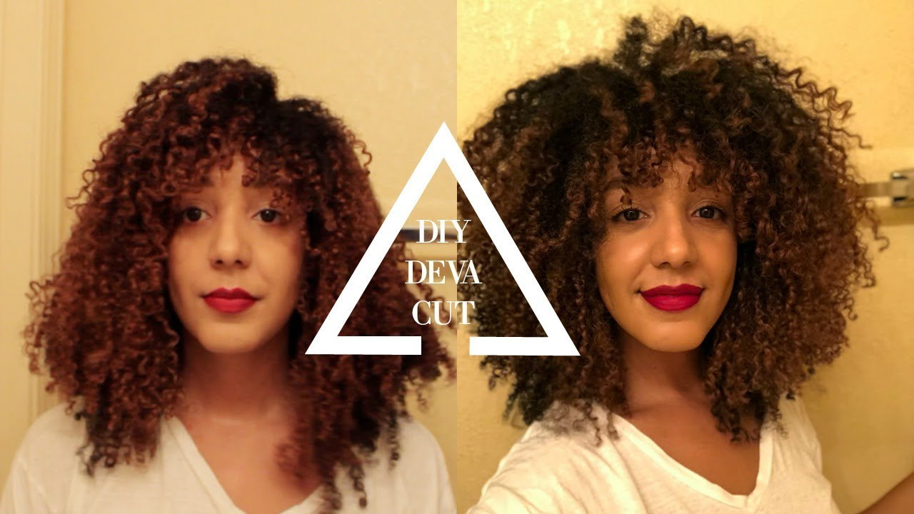 How To Cut Curly Hair Dry
 DIY DEVA CUT