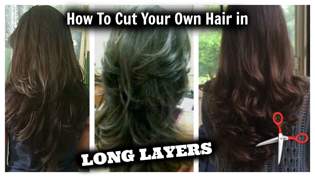 How To Cut Layers In Medium Length Hair Yourself
 Easy Layered Haircuts for Long Hair to do at Home Women