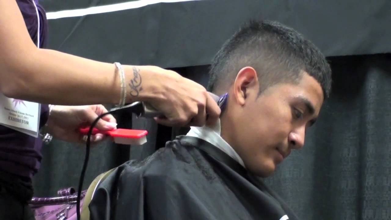 How To Cut Mens Long Hair With Scissors
 HAIRCUTTING Faux Hawk CLIPPER CUT FOR MEN