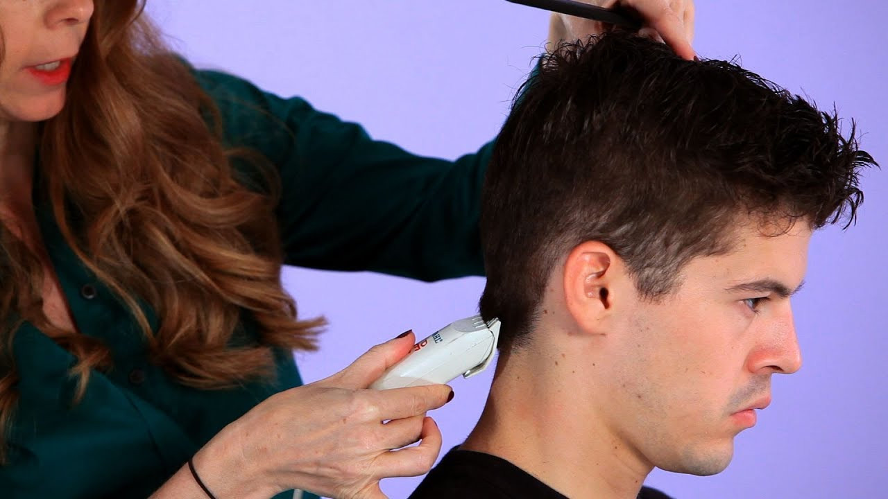 How To Cut Mens Long Hair With Scissors
 How to Cut a Man s Hair with Clippers