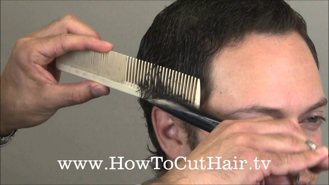 How To Cut Mens Long Hair With Scissors
 How To Cut Men s Hair Scissor Over b Barbering