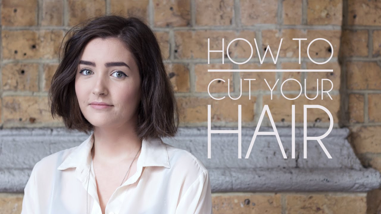 How To Cut Your Own Hair Women
 How to Cut Your Own Hair Short Hair Bob